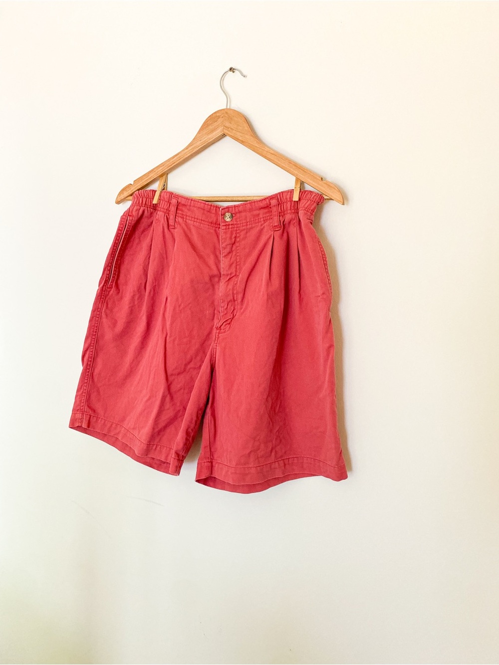 Northern Reflections Coral Pink High-Rise Bermuda Shorts - Picture 2 of 8
